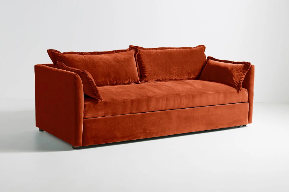 Versatile Comfort: Resting on a Pull-Out
Couch