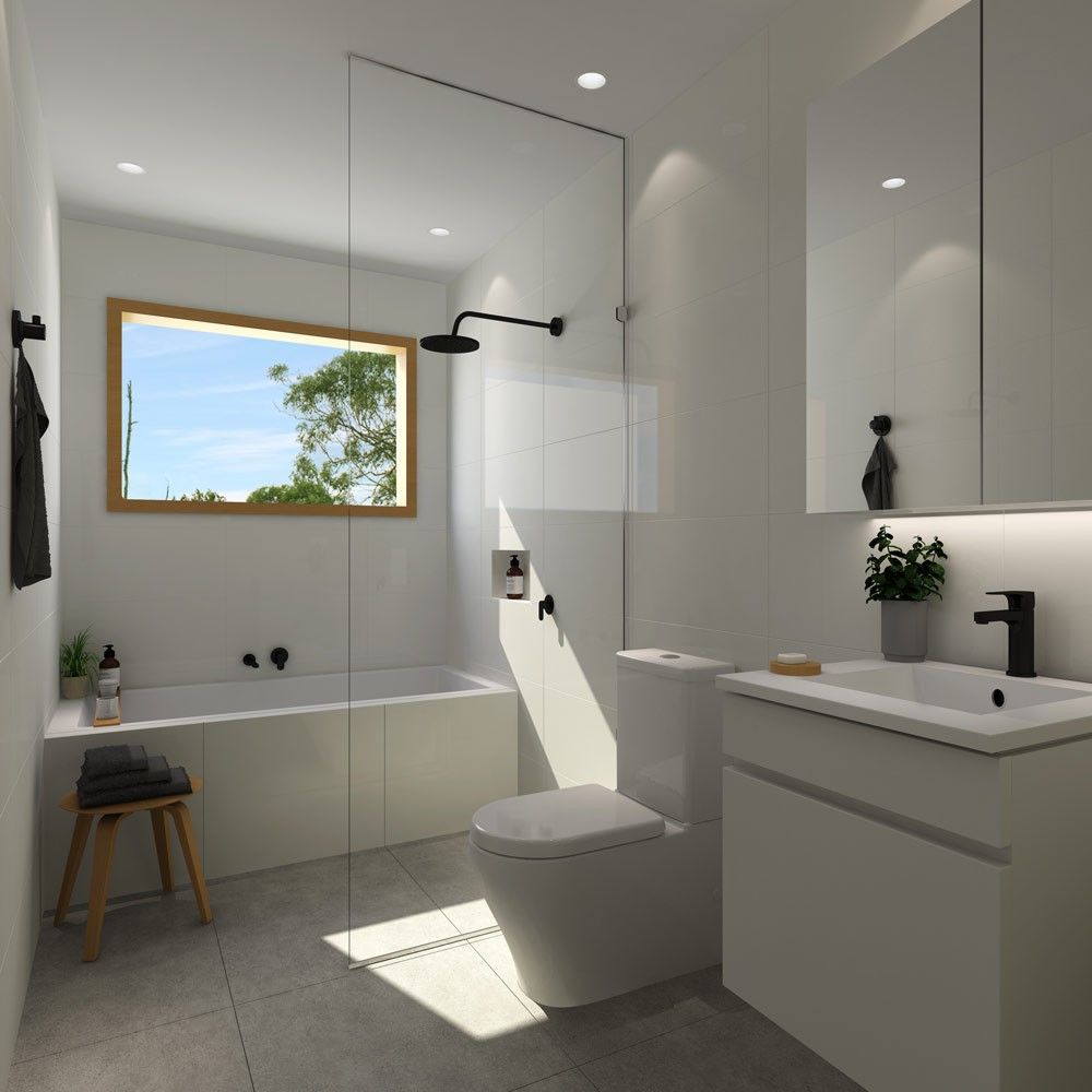 Rectangle Bathroom Design Ideas