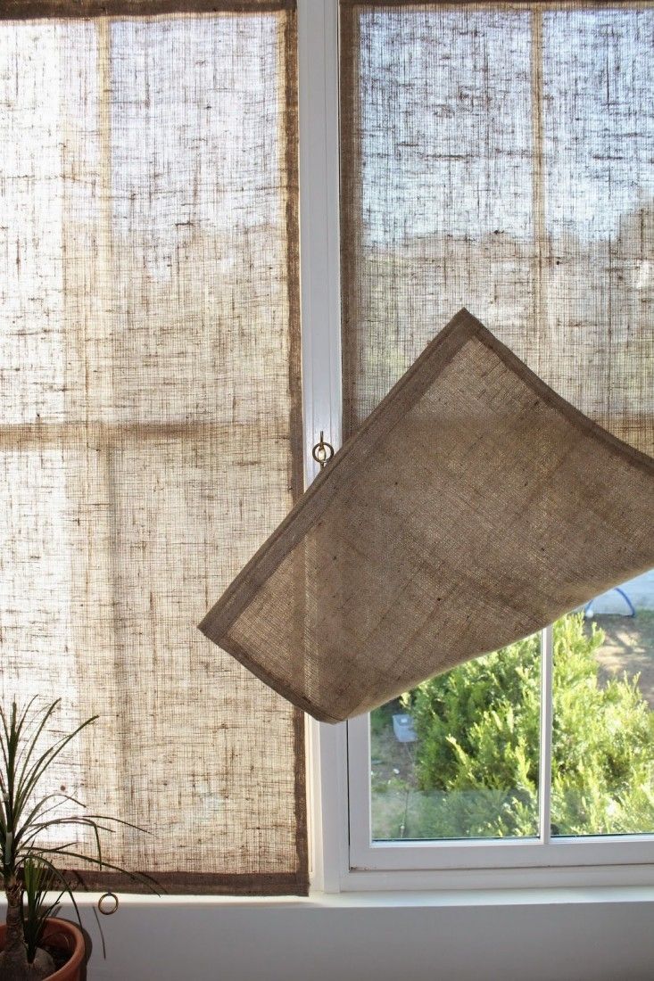 Materials used for rustic window treatments