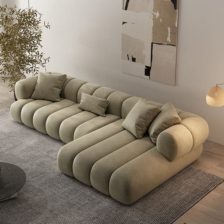 Cute settee sofa in home interior