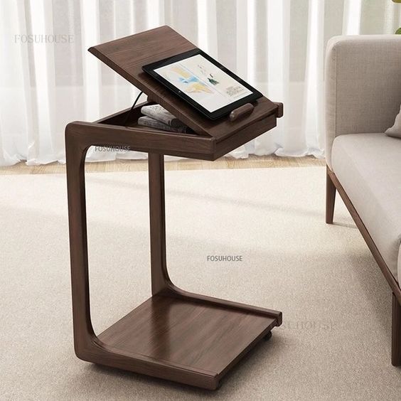 Type of a bedside laptop table