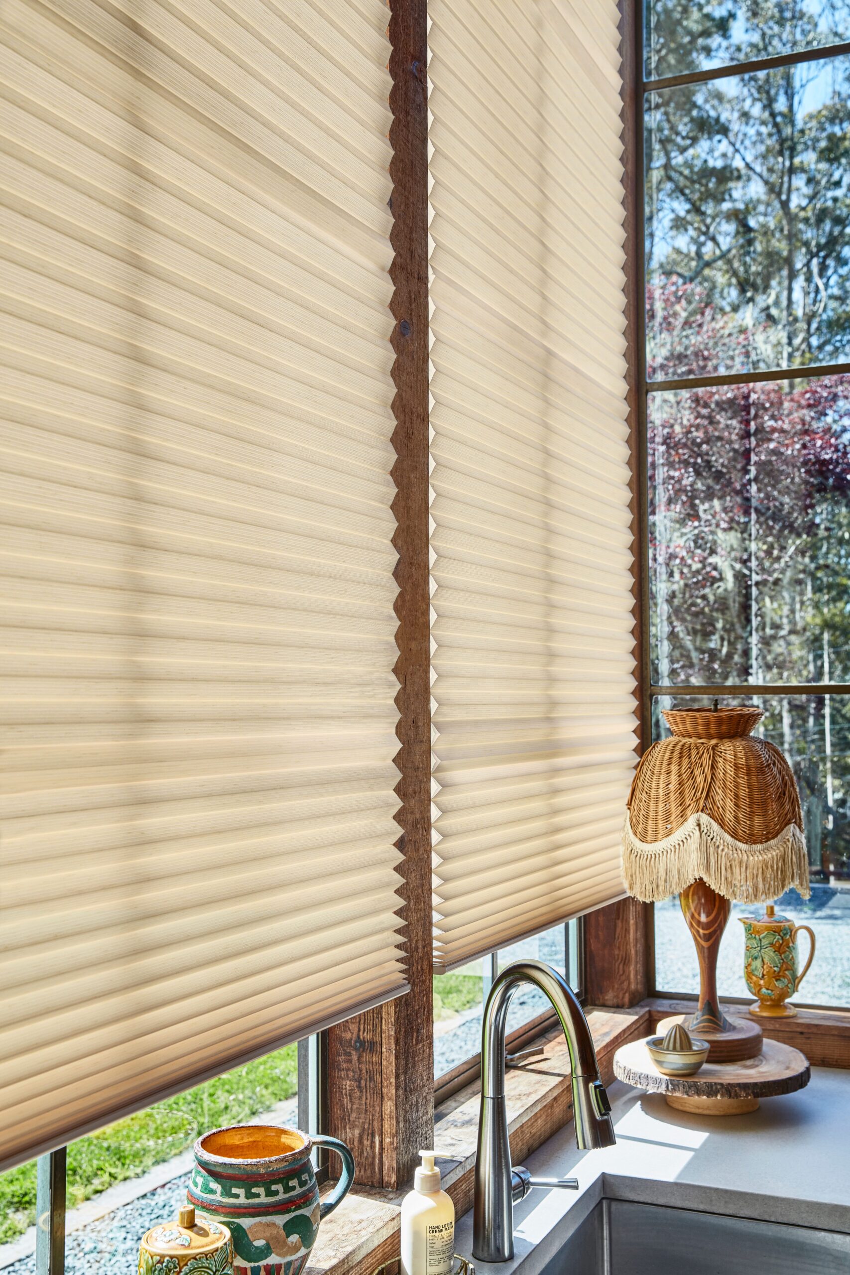 The suitability of honeycomb
shades