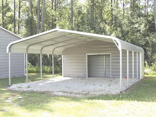 Nature of a metal carport