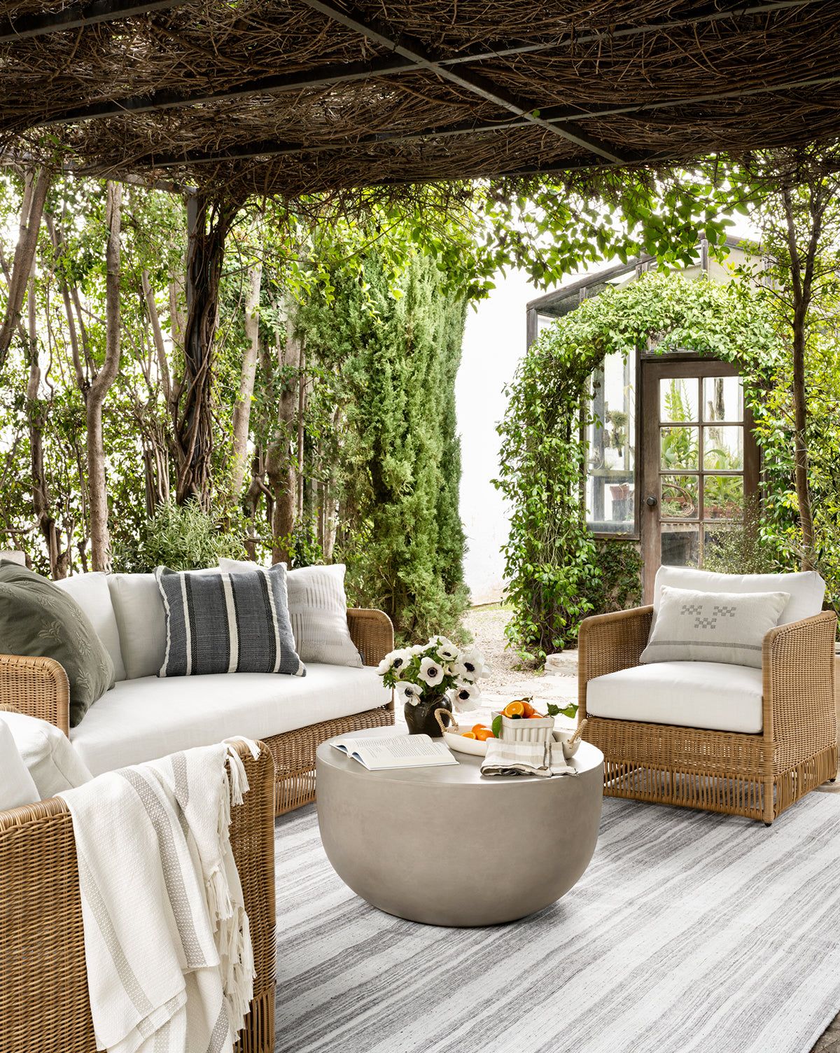 Choosing the right outdoor
wicker sofa