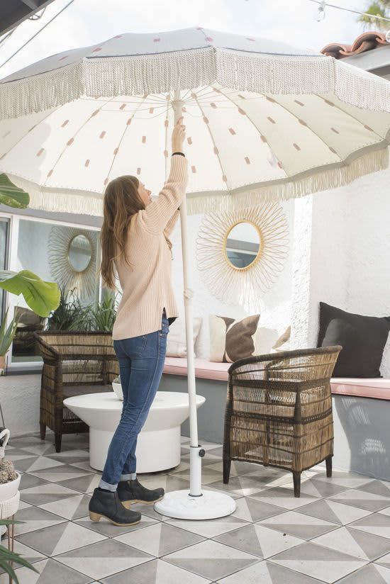 Offset Patio Umbrella for
Shade from Sun