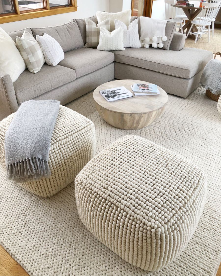 Pouf ottoman usage at home