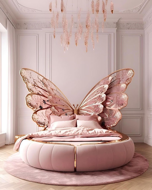 Round bed – unusual and practical