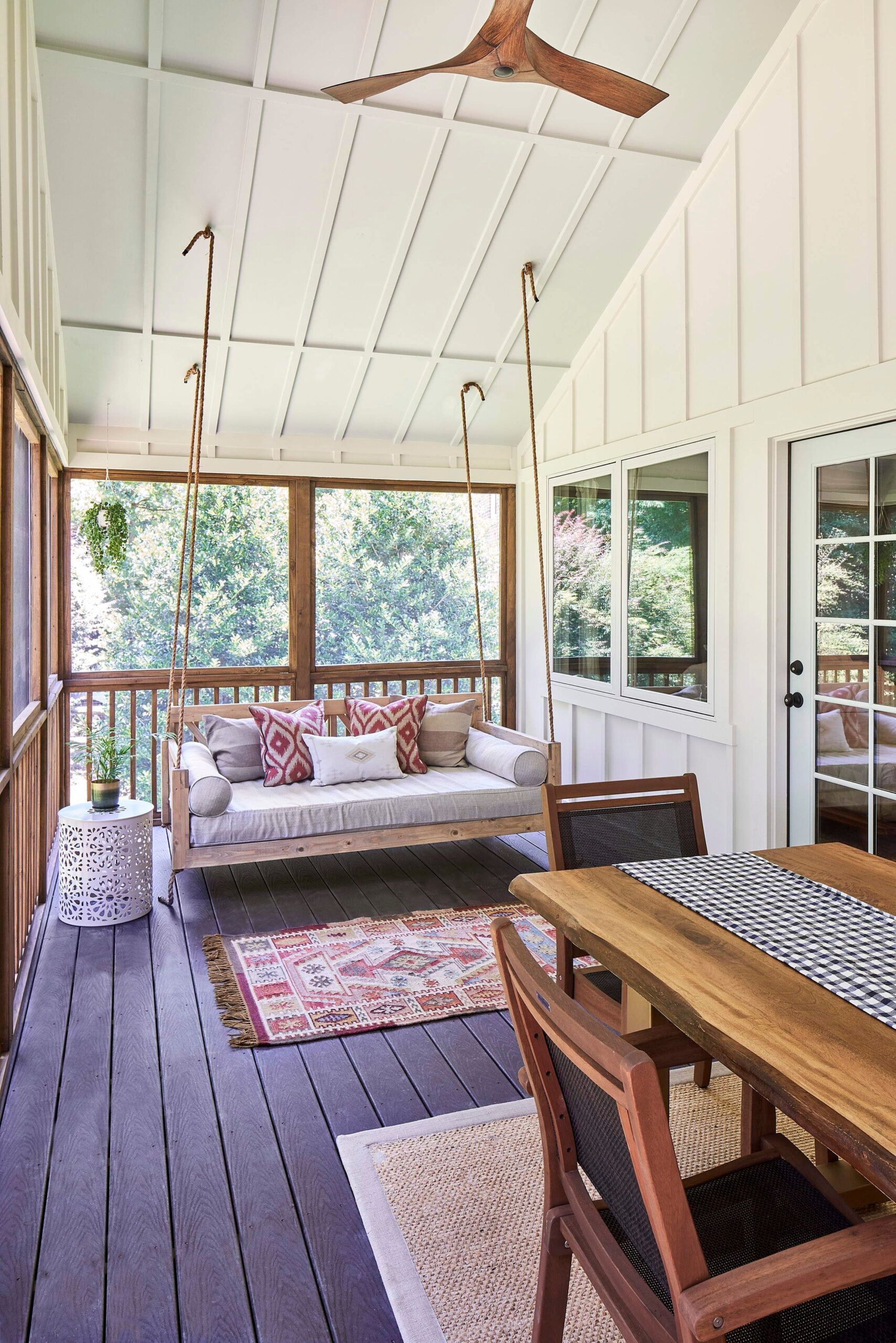 Outdoor Comfort: Relaxing in Screened-in
Porches