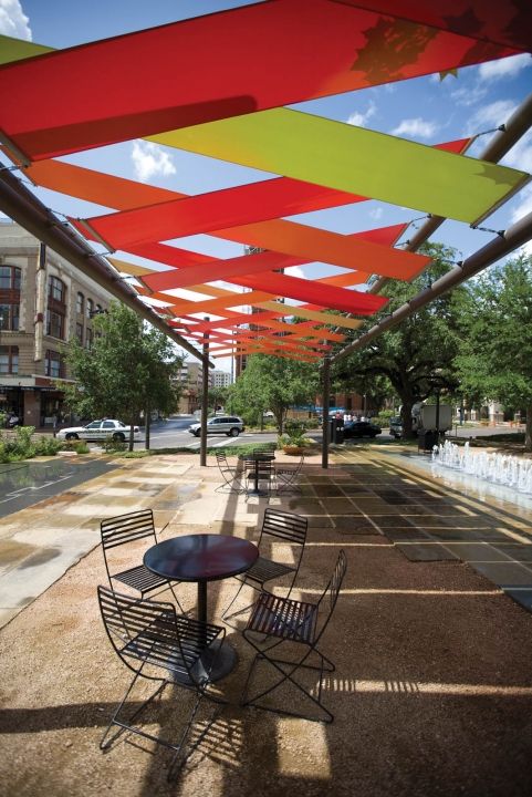 Guidelines when putting up
shade structures