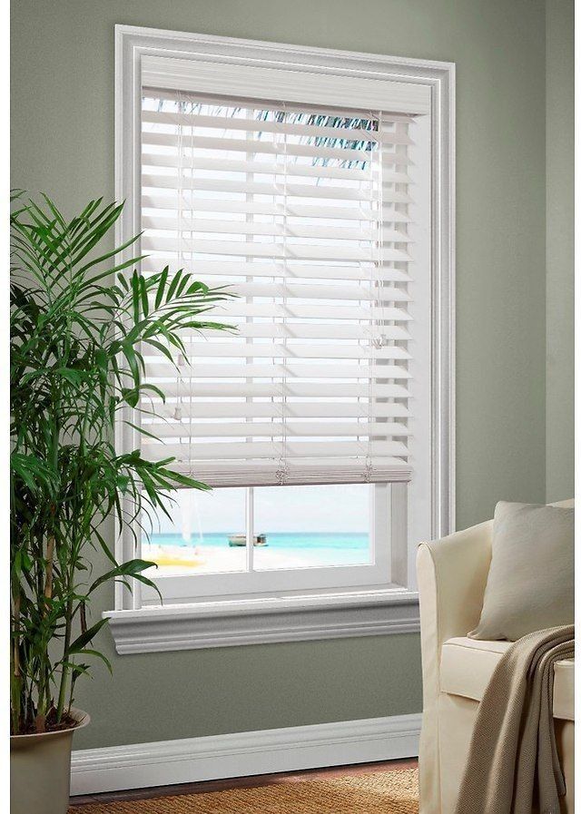 White wooden blinds to add
Attraction to your Home