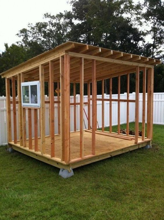 Wood storage sheds used for
storing woods used as fuel