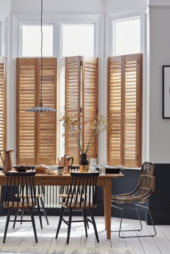 Install wooden shutters for
your Home