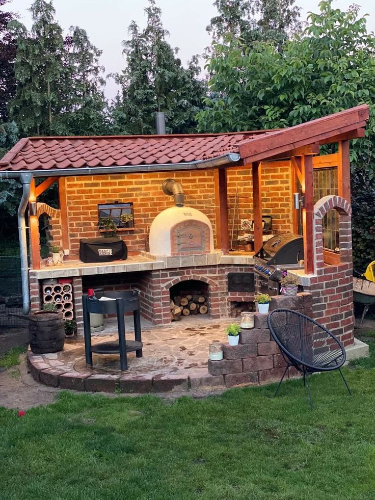 Ways to have a good backyard
fireplace