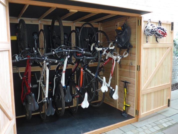 different types of Bike
storage shed