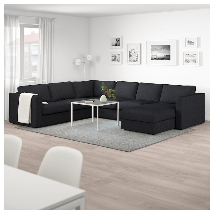 Optimize Your Living Room
Space With A Black Corner Sofa