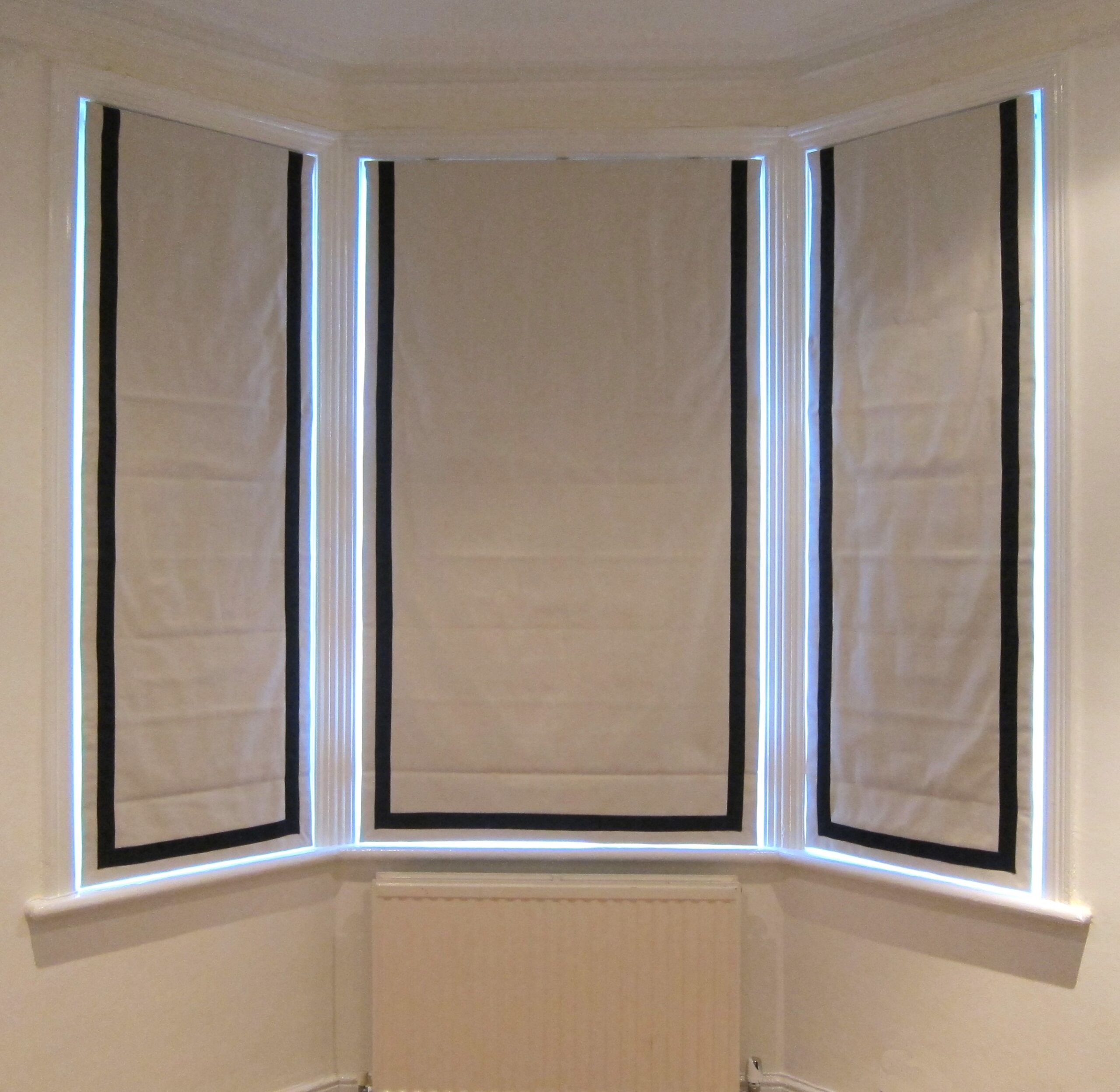 Make it Darker with Black out
Roman Blinds