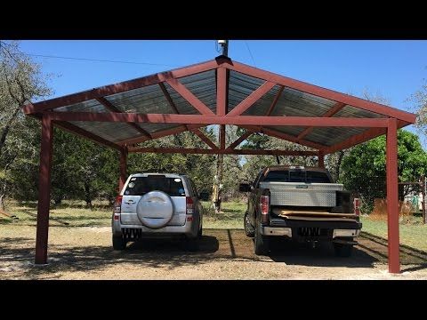 Nature of a metal carport