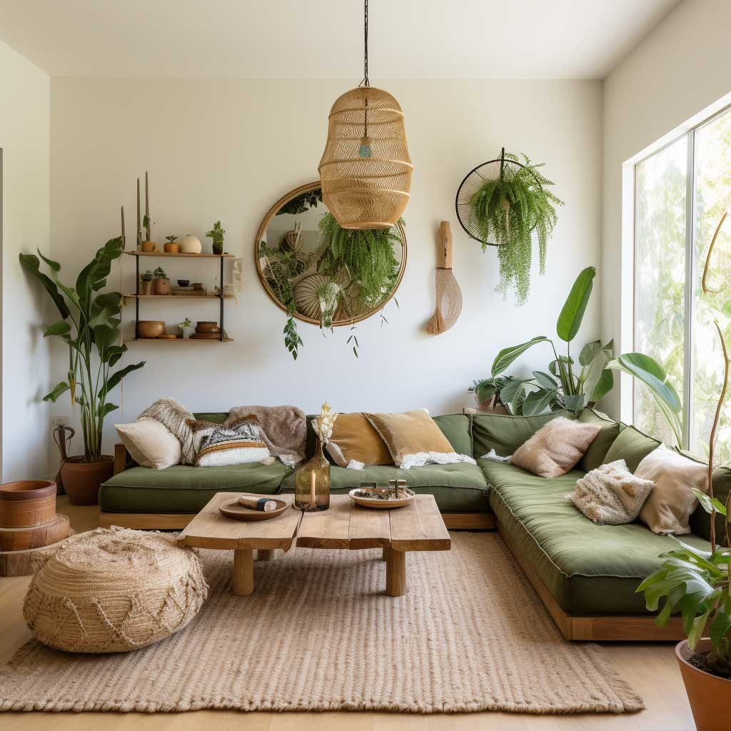 Pristine Minimalist Living
Room