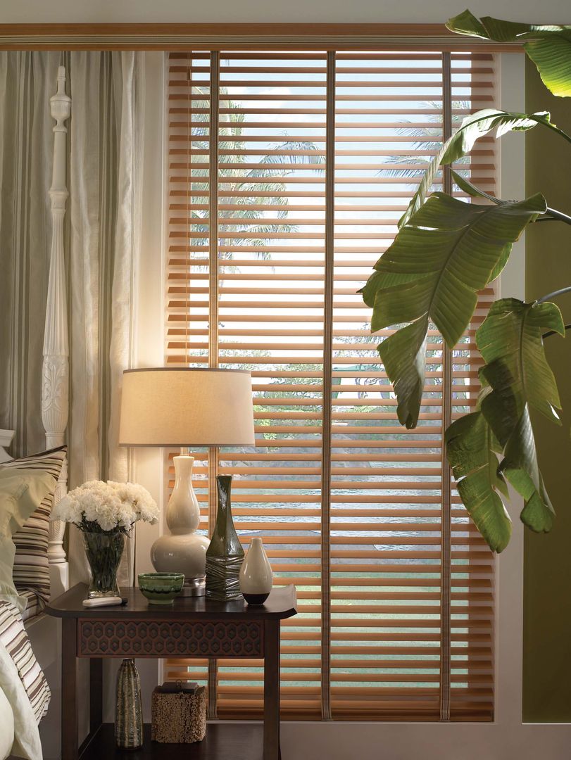 Make it a Natural Fit for your
windows by using wood blinds