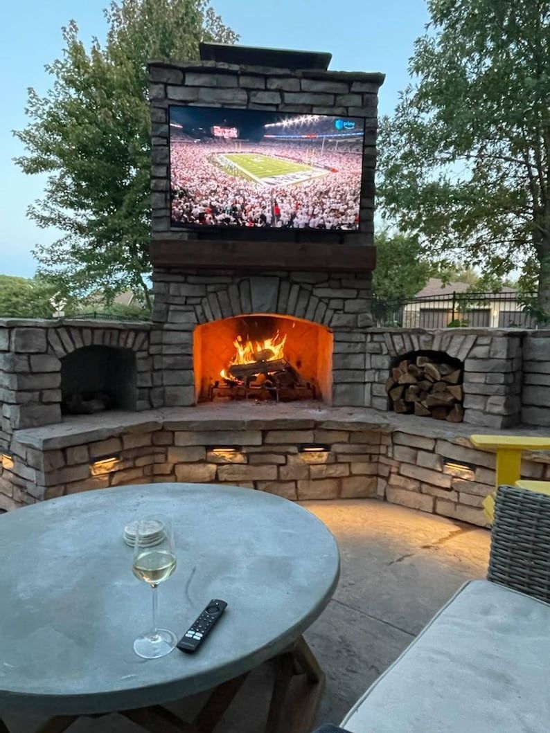 Ways to have a good backyard
fireplace