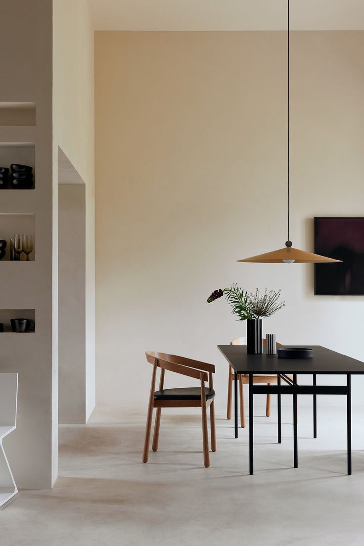 What An Elegance To Have A
Black Dining Table