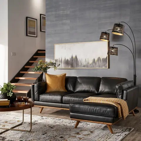 How Can You Choose the Perfect
Black Leather Sofa