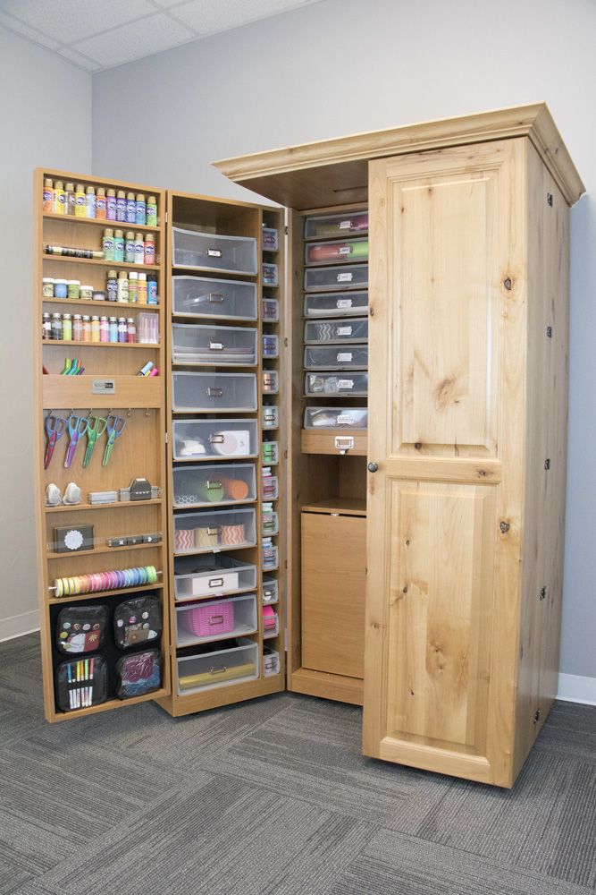 Crafting Haven: Storing Supplies with a Craft Storage Cabinet