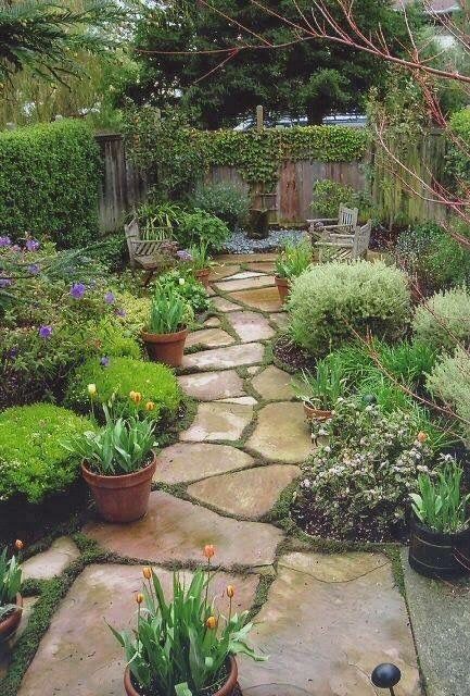 Flagstone Patio for a Natural
Look