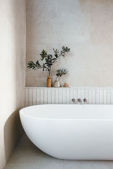 Luxurious Relaxation: Indulging in a
Freestanding Bath