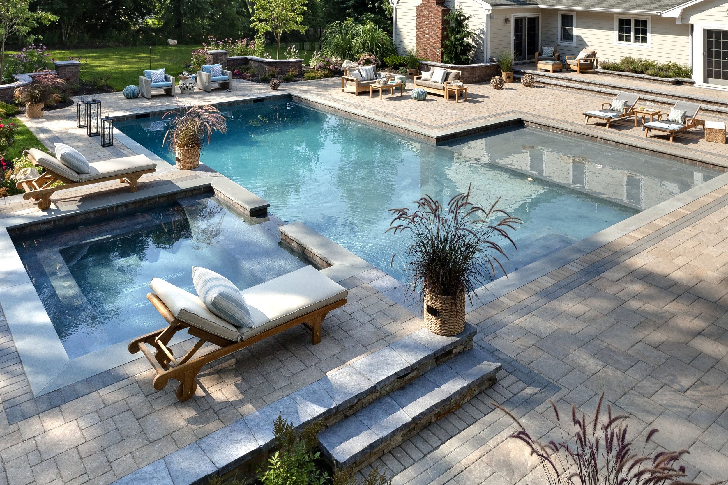 Benefits of having the gunite
pool