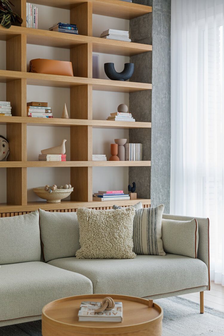 Save space in your room with
living room shelves