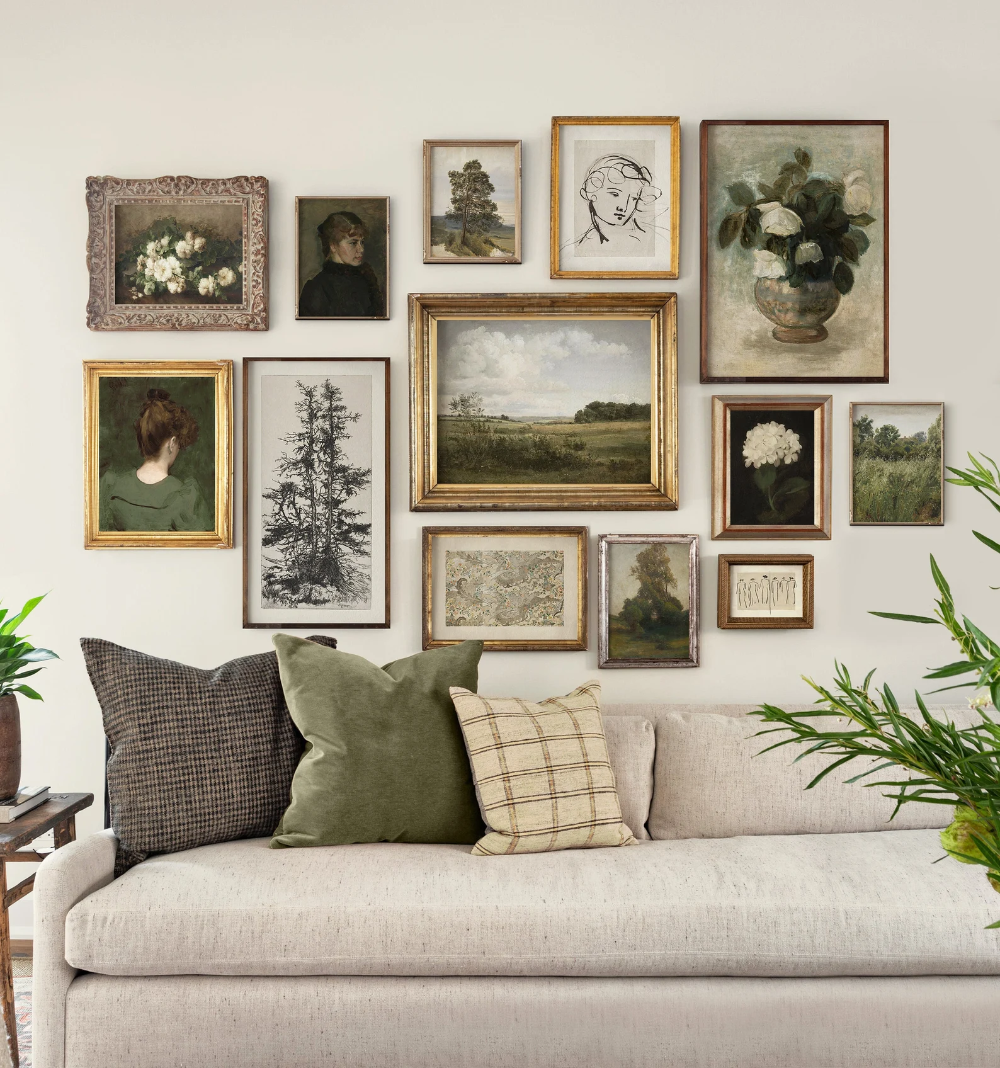 Enjoy decorating your walls
with living room wall art