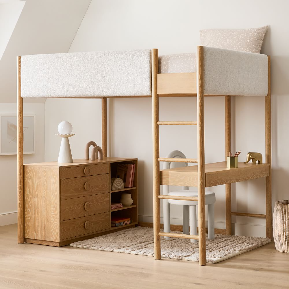 Features Of Loft Bed With Desk