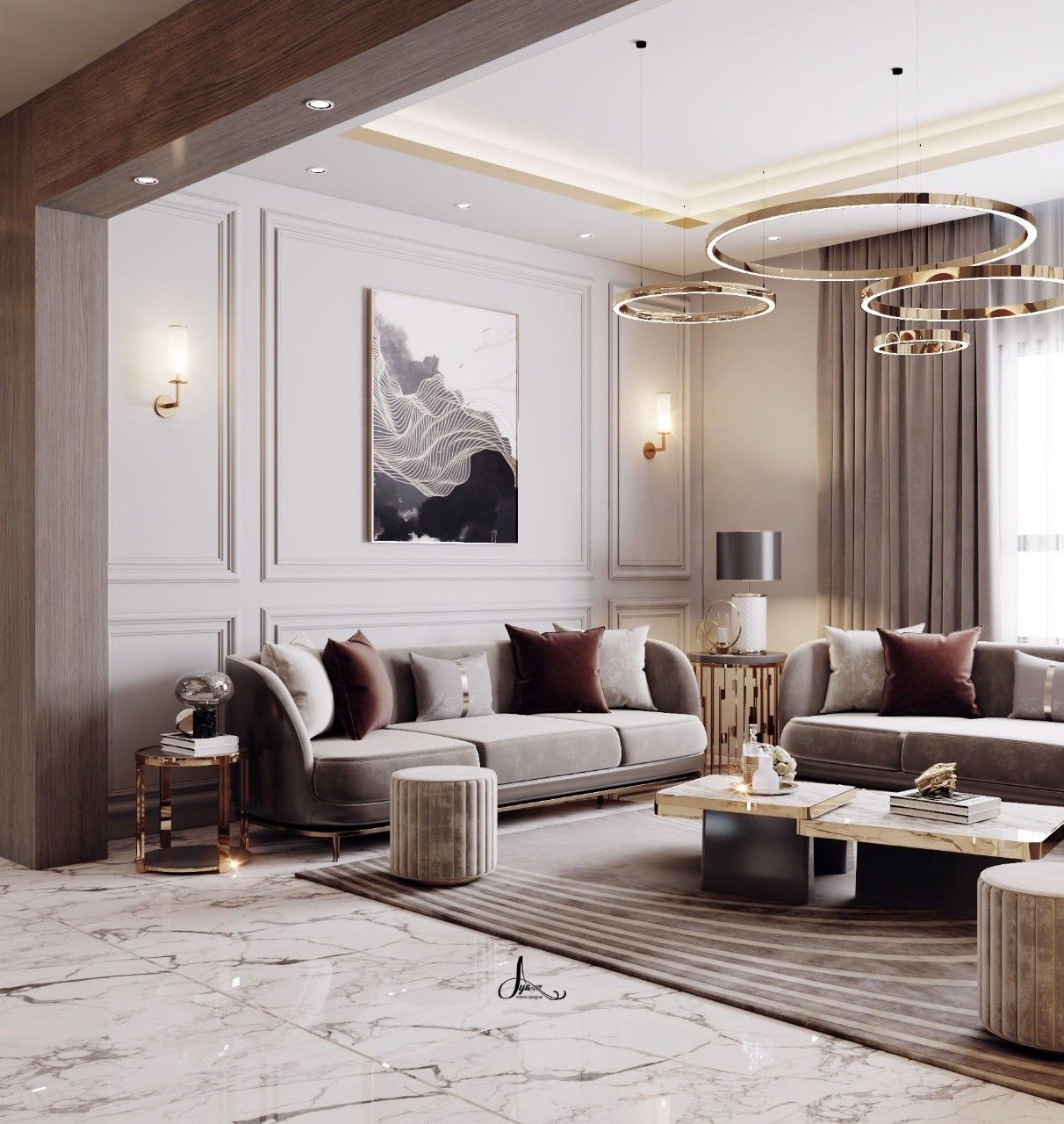 Trends of luxury interior
design in the twenty first century