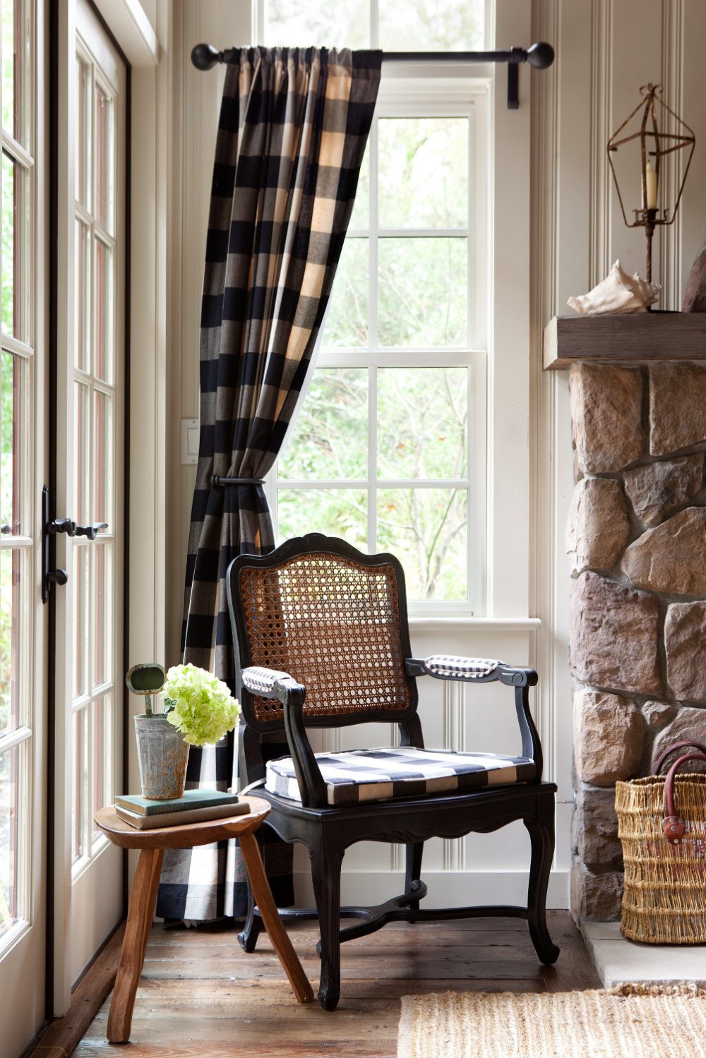 Materials used for rustic window treatments