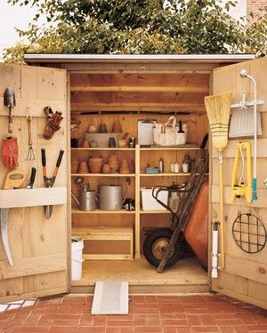 Some things you should have in
a small shed