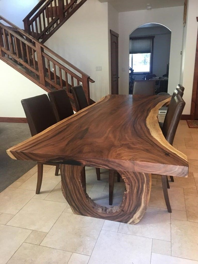 Solid Wood Dining Table Adds Elegance And Chic To The Room