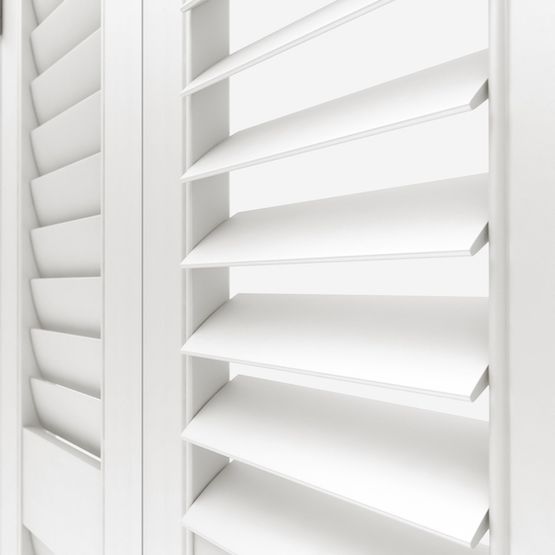 White wooden blinds to add
Attraction to your Home