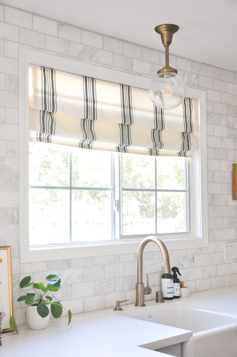 How can you hang your window
shades?