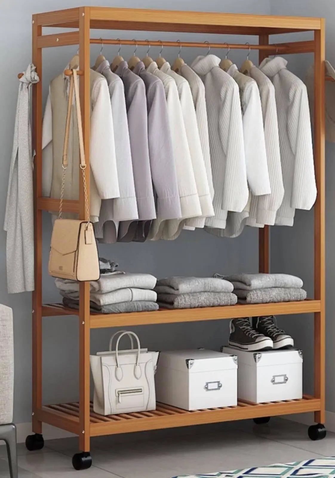 Wooden Clothes Rack And Different Types Of Wood Used To Make It