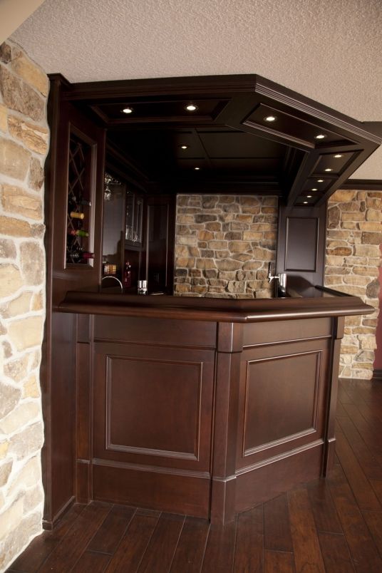 Popularity of the basement bar
countertop ideas