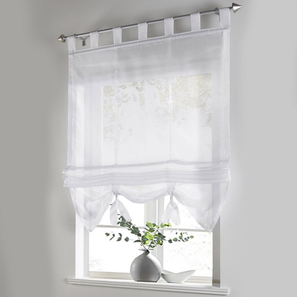 How You Can Make Classy and
Romantic Bathroom Window Curtains