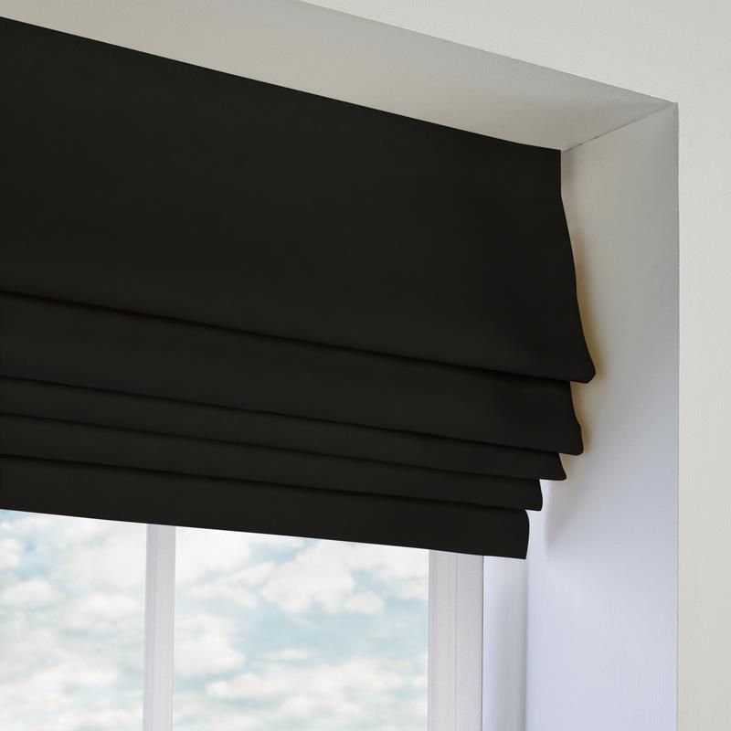 Make it Darker with Black out
Roman Blinds