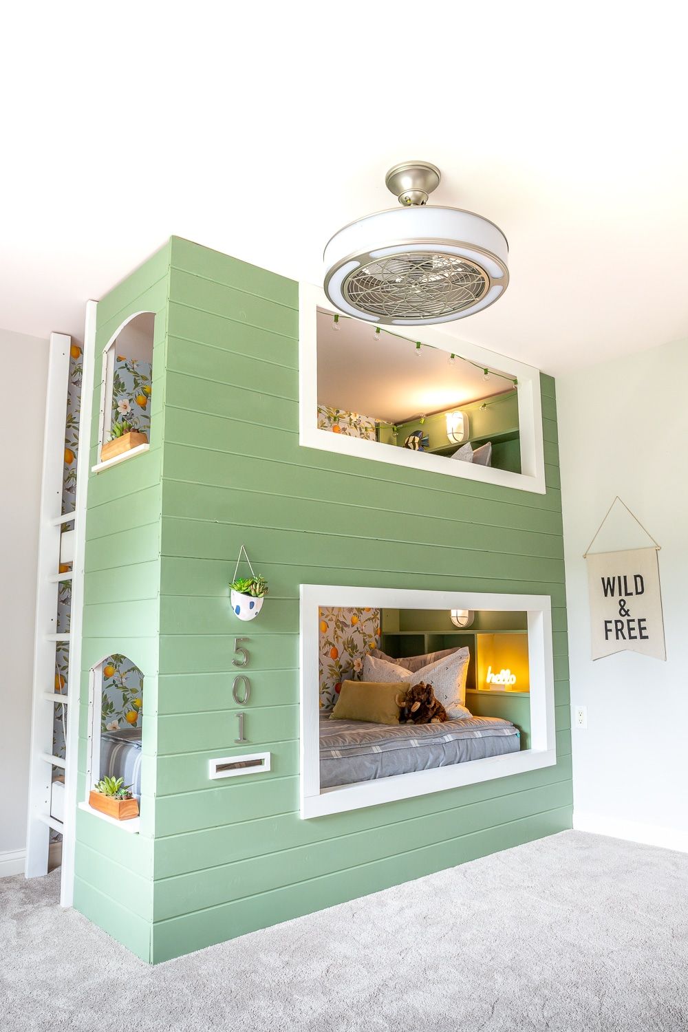 Bunk Beds with an Edge for Your Kids Room