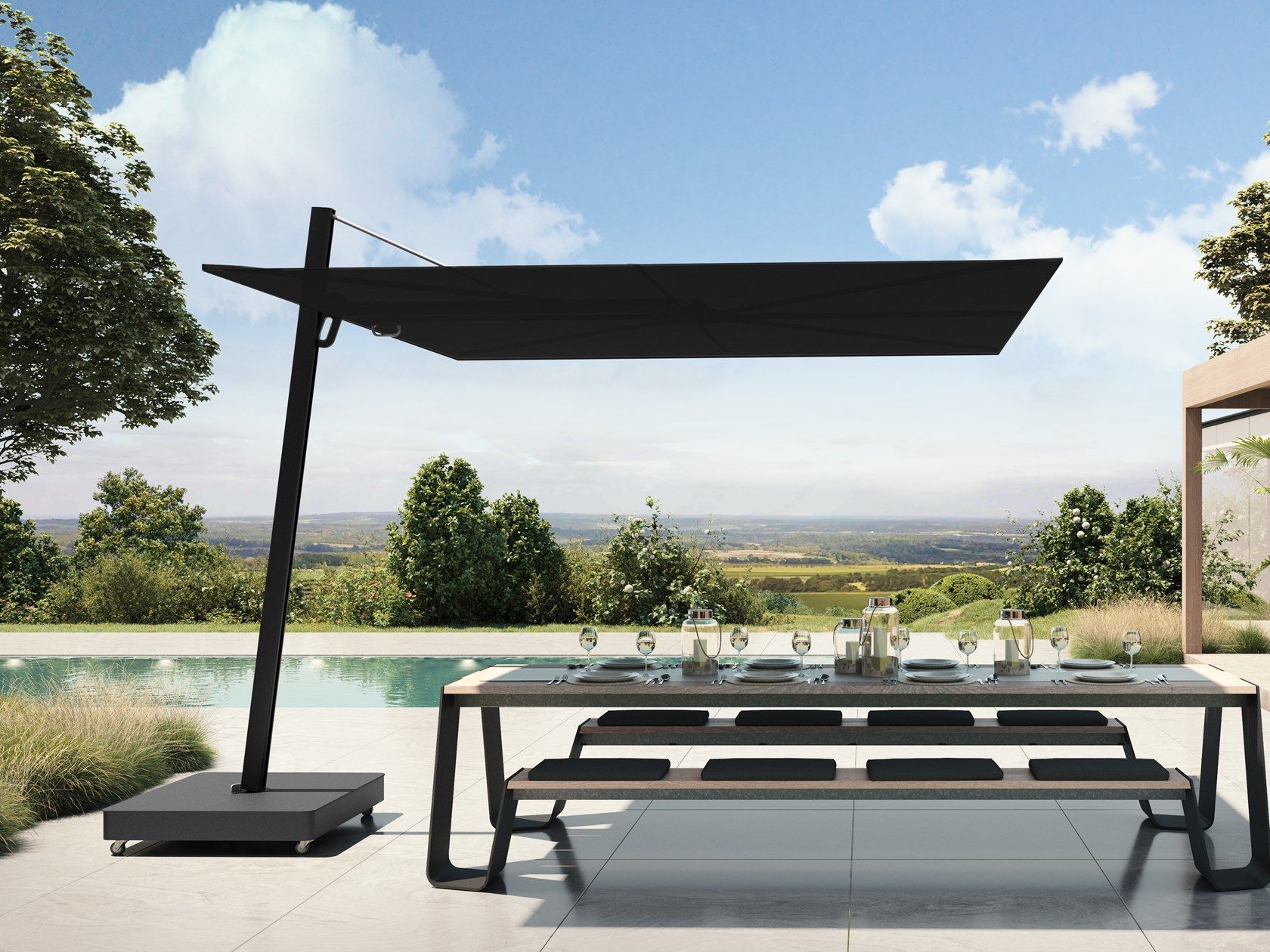 The Bet Cantilever Umbrella
You Need for Your Patio or Swimming Pool