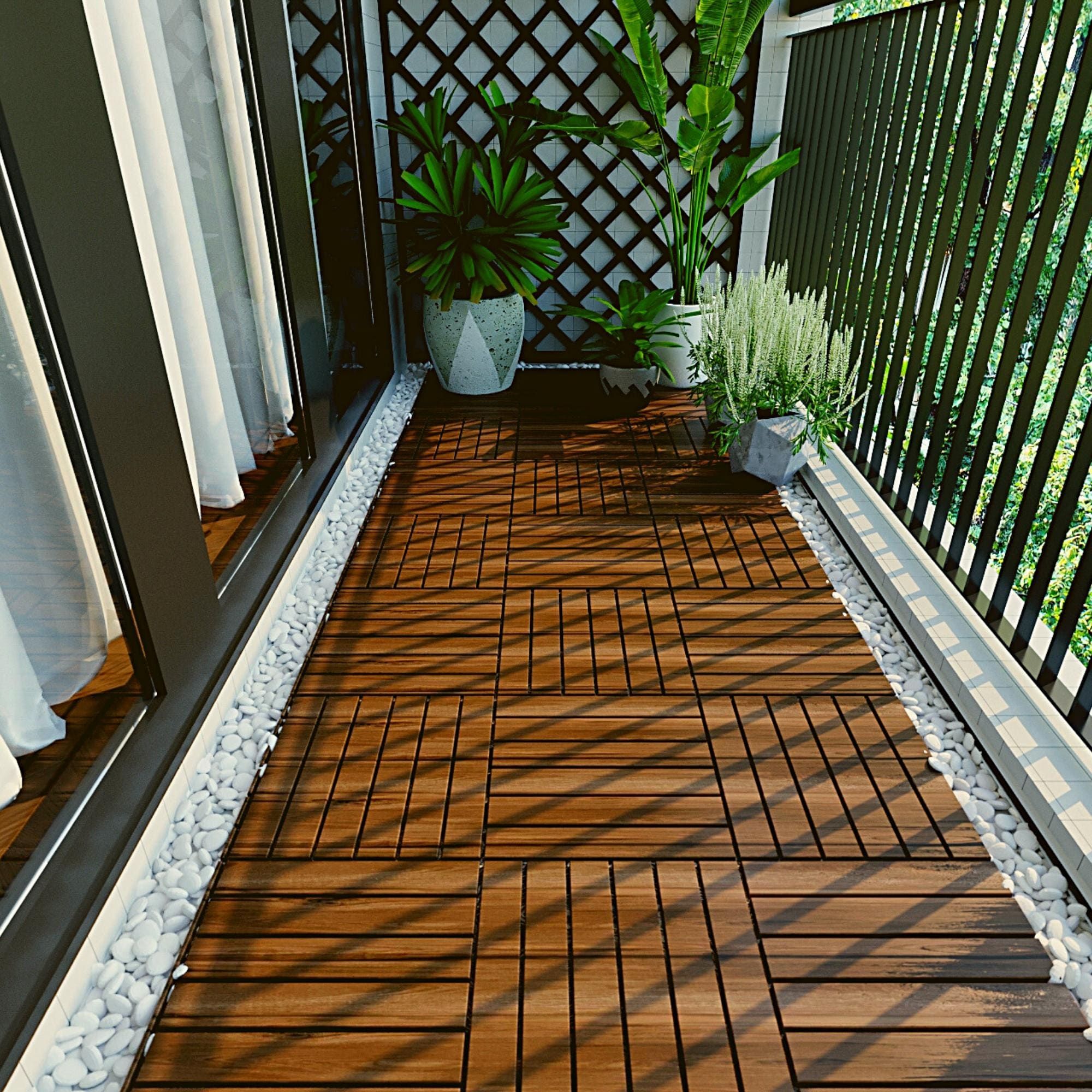 Choosing the decking tiles