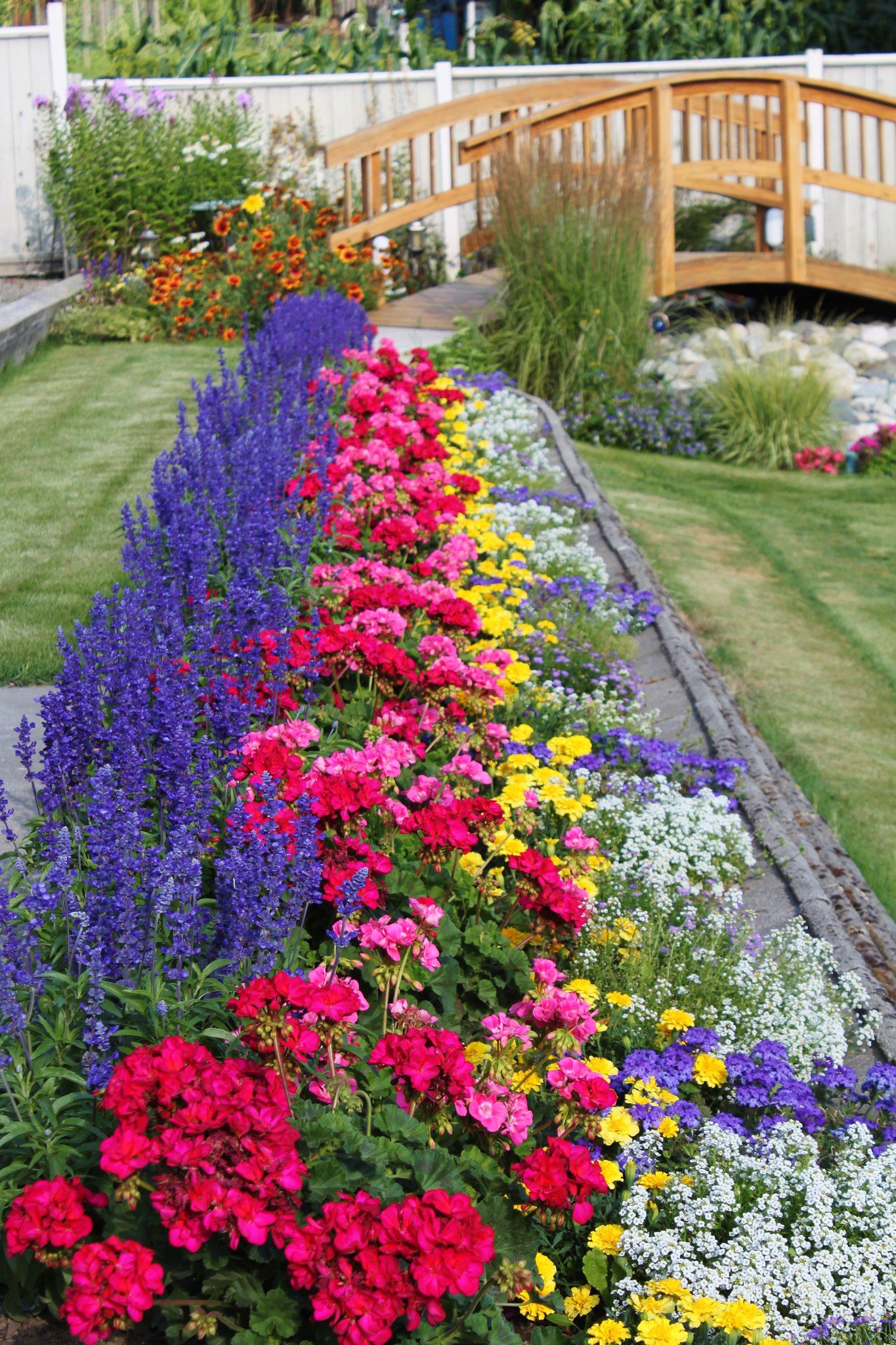 Have Flower Beds and add
colour to your Home