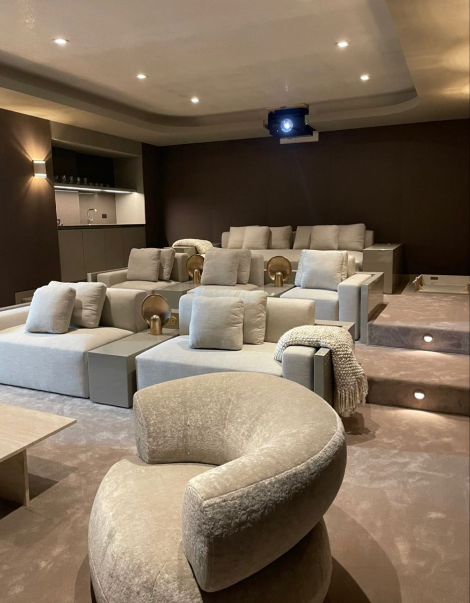 Unique Look for Home Theater Furniture