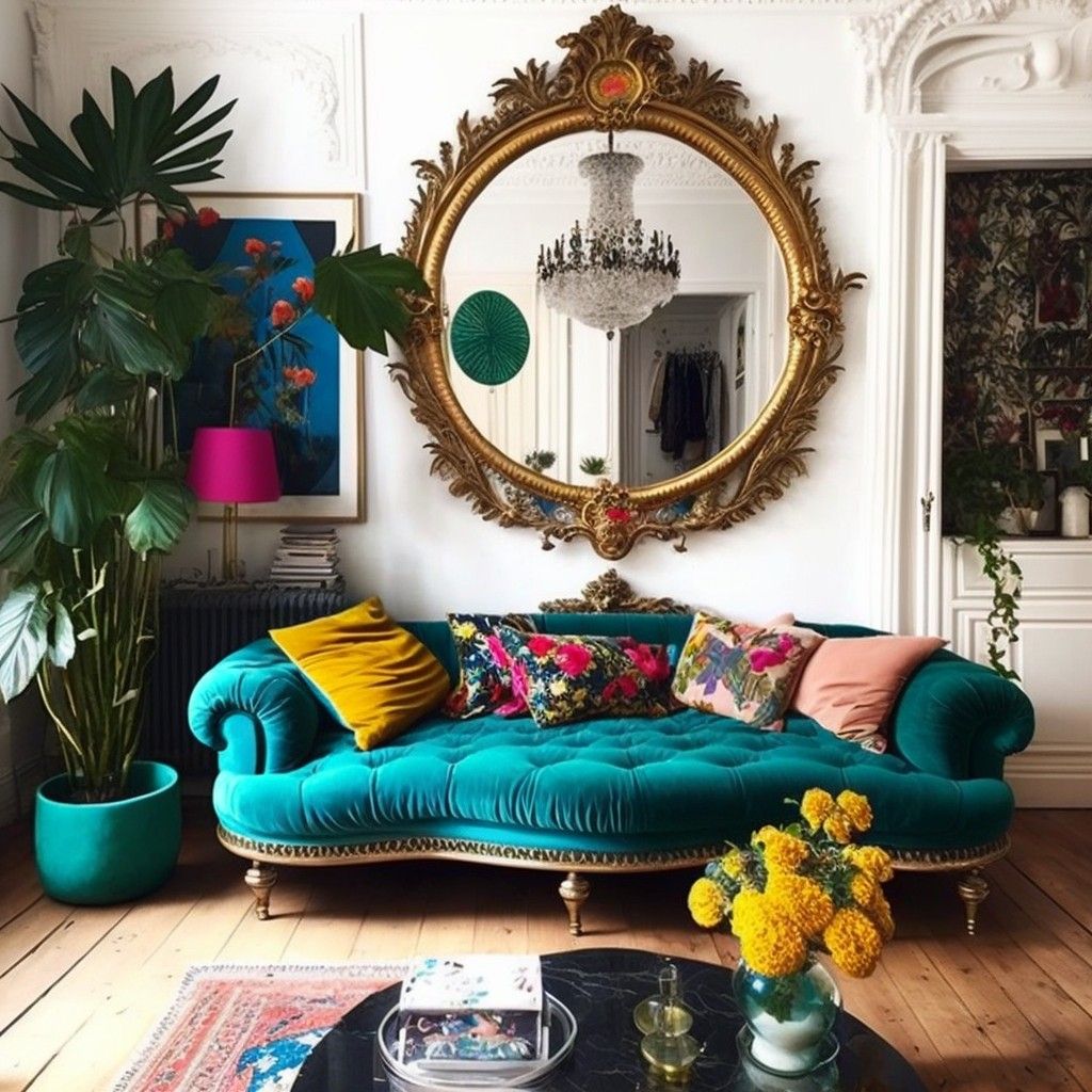 Vibrant Comfort: Elevating Your Space
with a Teal Sofa