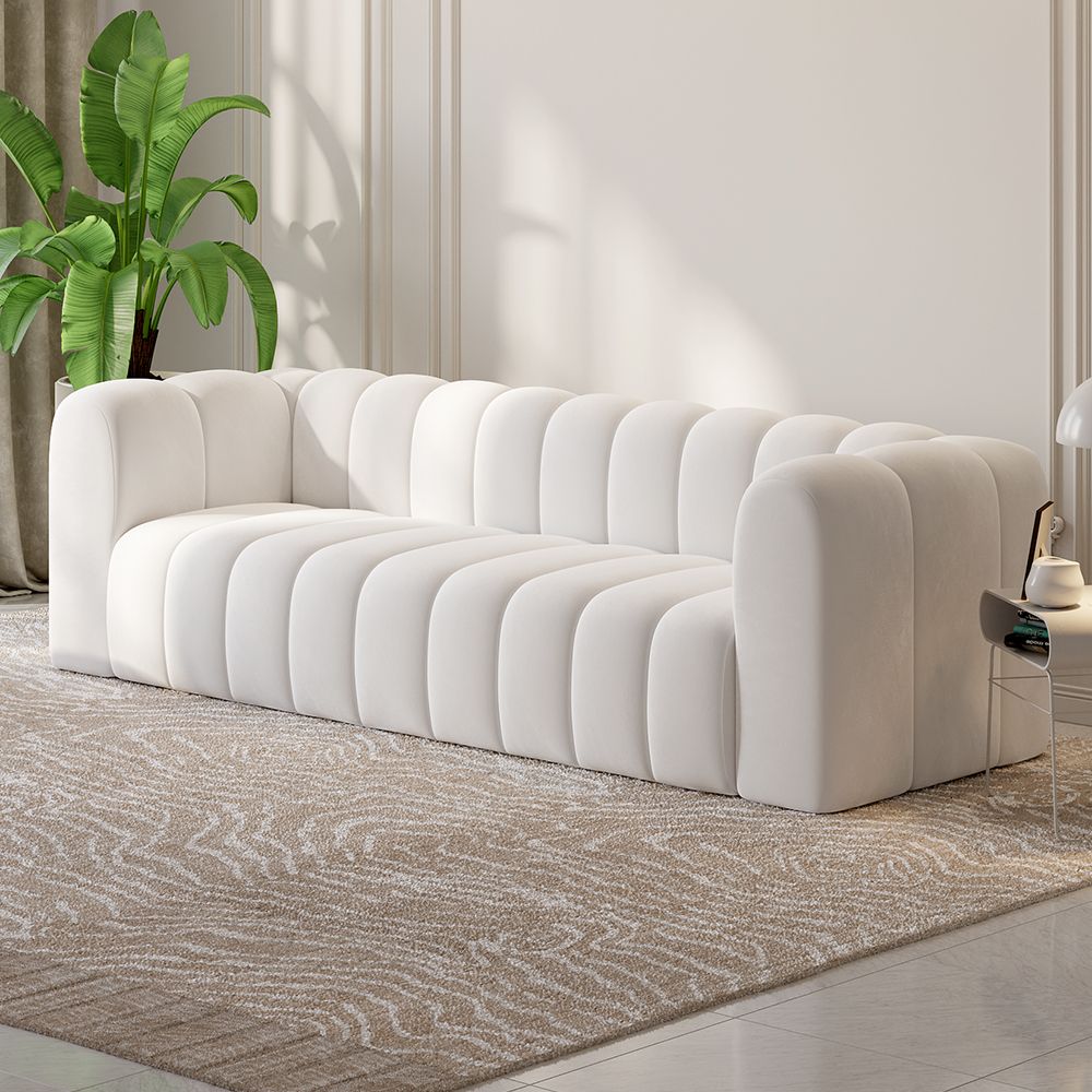 Make Your Living Room Elegant
With The Velvet Sofas